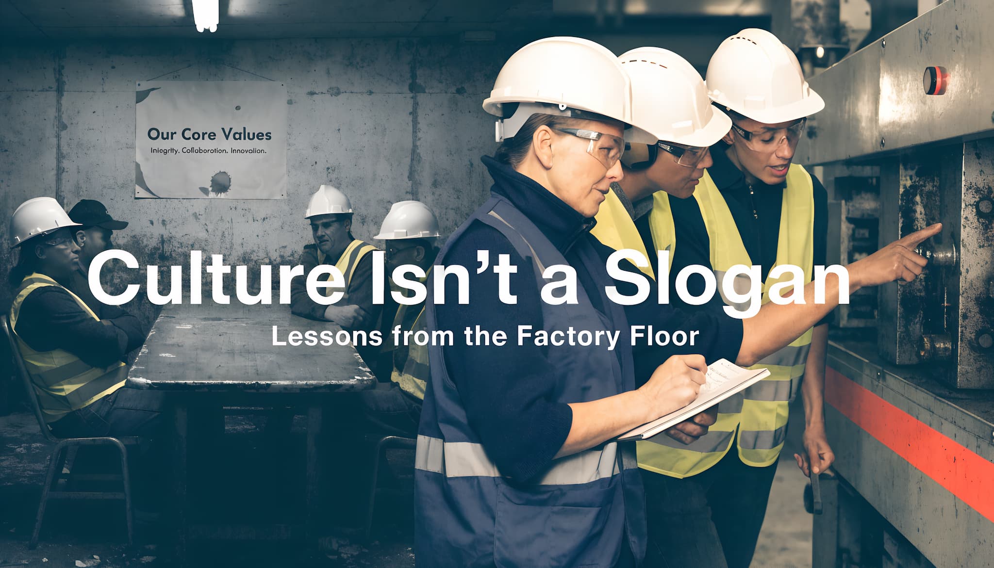 Why slogans don't create culture and what does.
