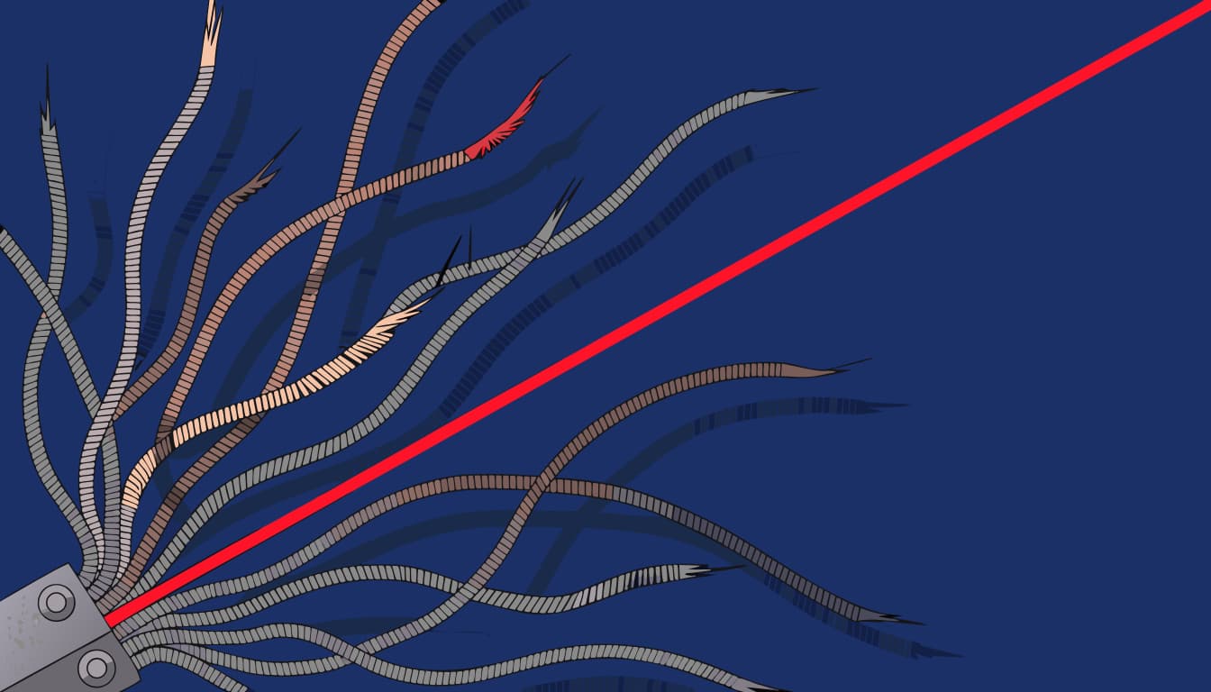 Frayed steel cable bearing a heavy load on a single intact strand against a dark industrial background. The Margin Builders — More Career Advice That Survives the Plant Floor, June 2026